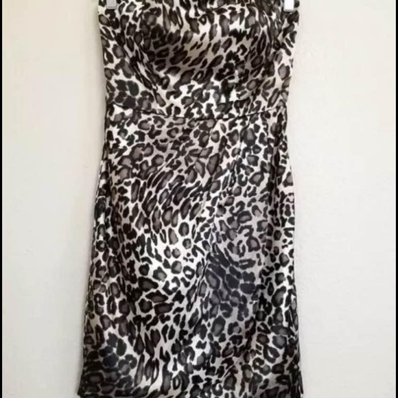 Guess satin animal print dress - Picture 4 of 6